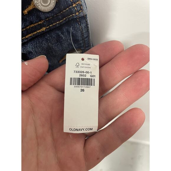 NWT Old Navy Women’s Plus Size 26 Denim Overalls Medium Wash Adjustable Straps - Picture 9 of 16